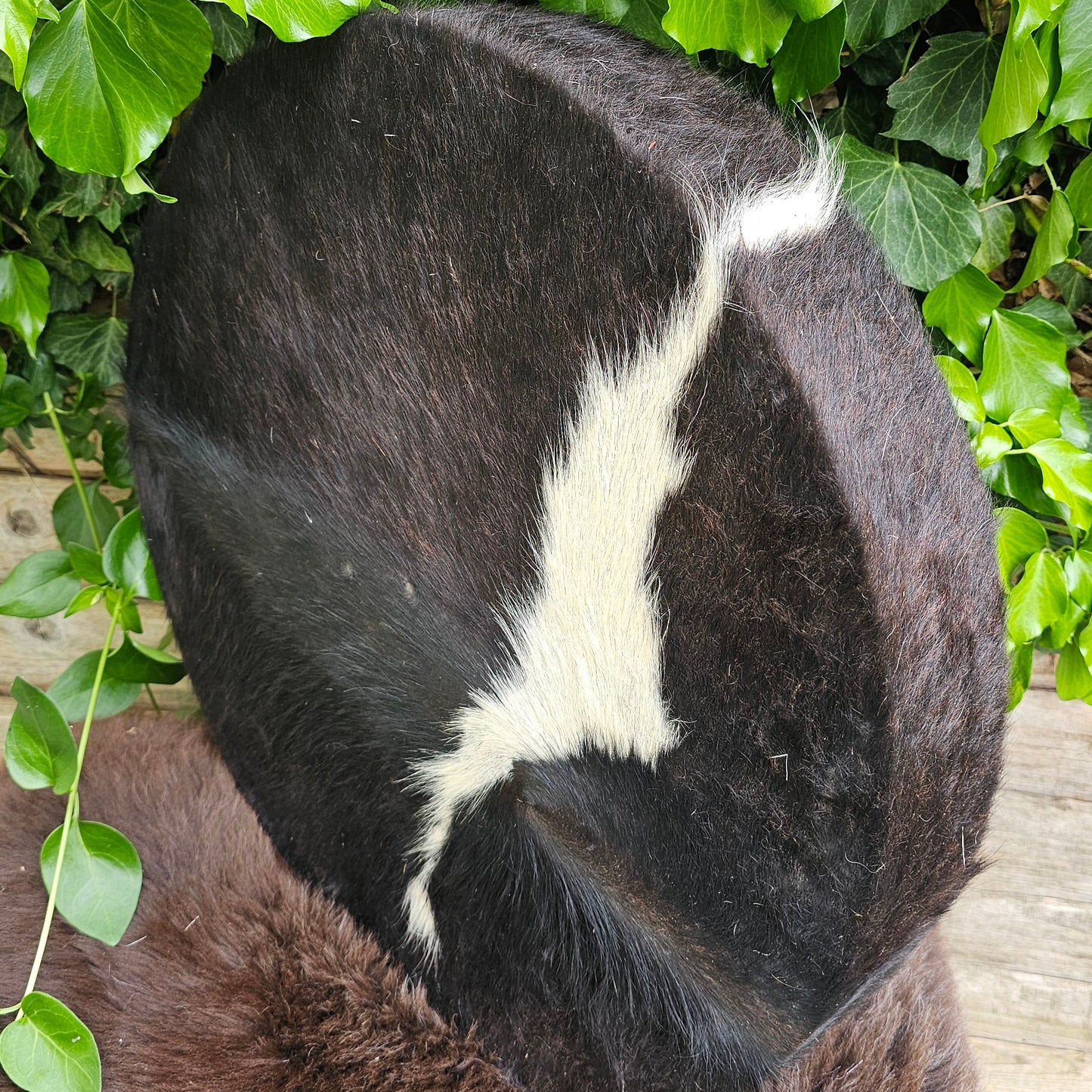 Black and White Slashed Bull Drum - 20"