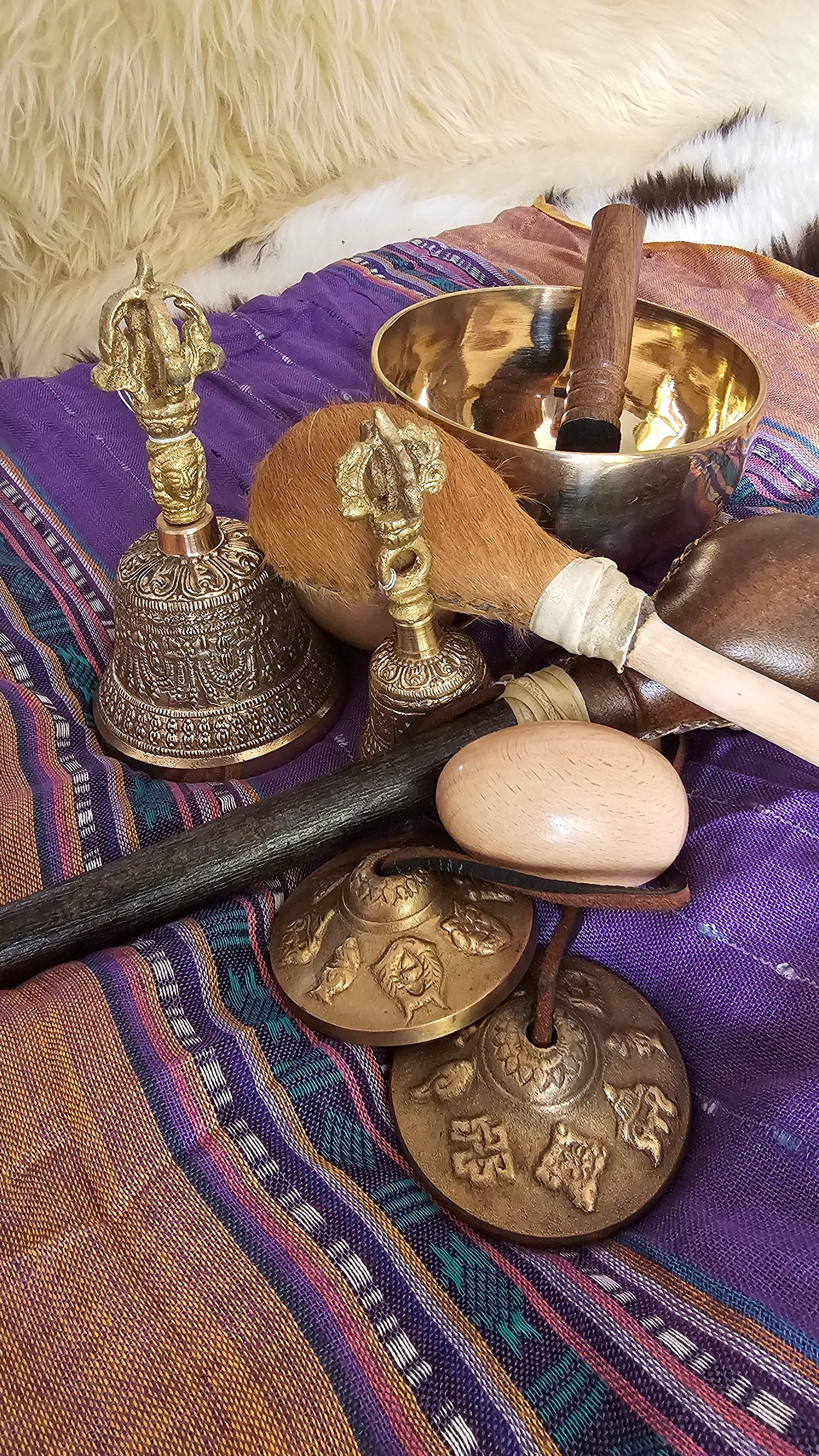 Singing Bowls, Bells & Rattles