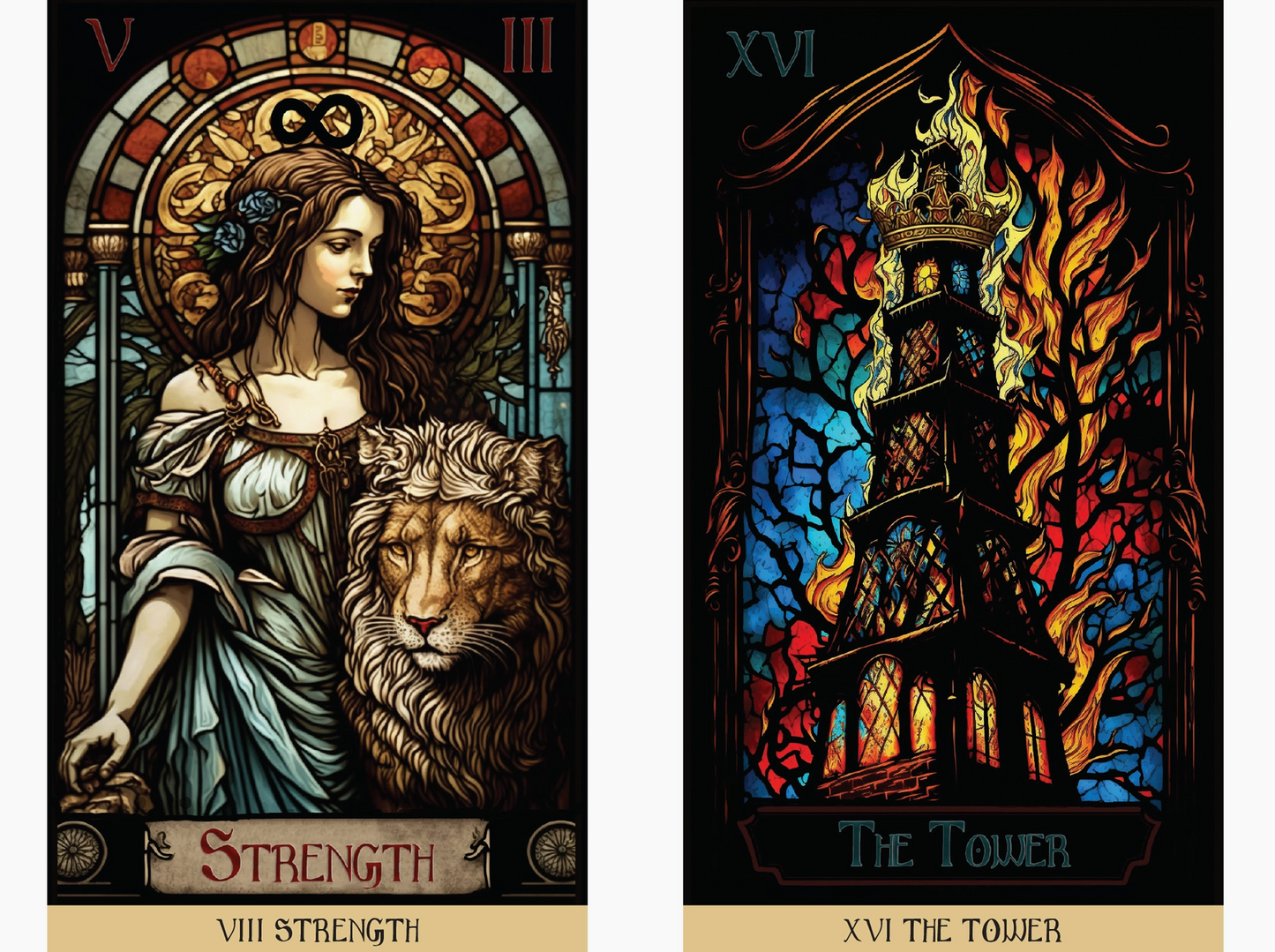 Stained Glass Tarot