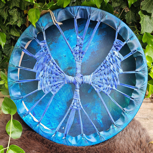 Blue Bird Vellum Drum - 18"