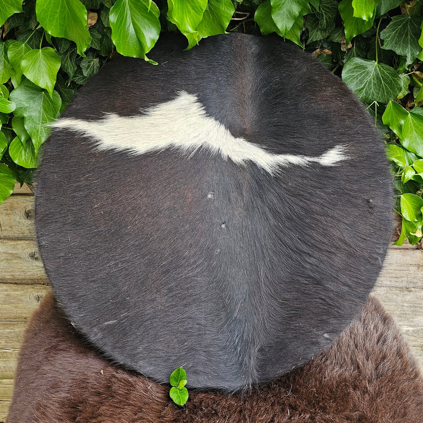 Black and White Slashed Bull Drum - 20"