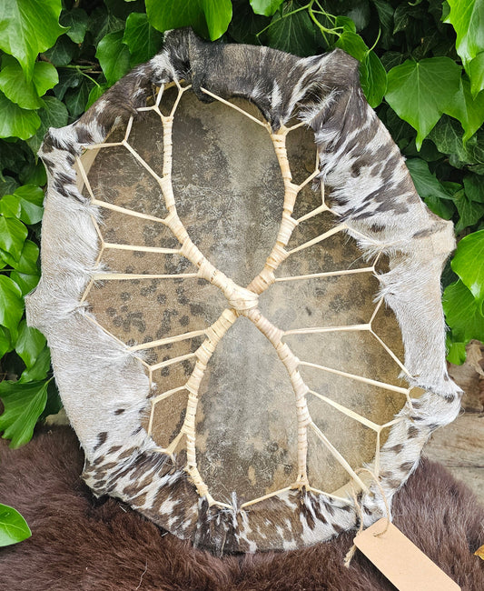 Goat Skin Siberian Oval Dum - 14" x 18"